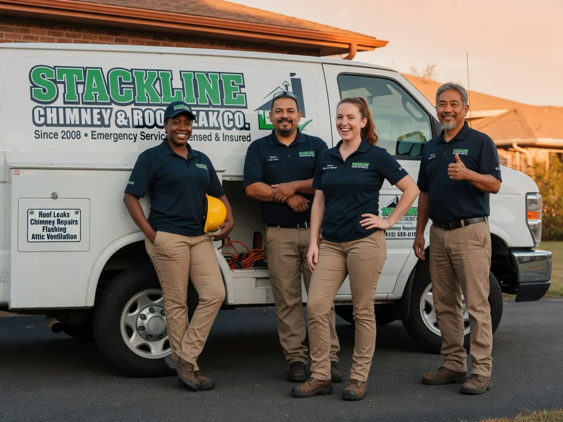 Chimney flashing repair company in Leonardville, KS